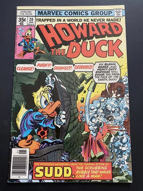 Howard the Duck 20, newsstand. 1st Sudd. Mid grade copy Marvel 1978