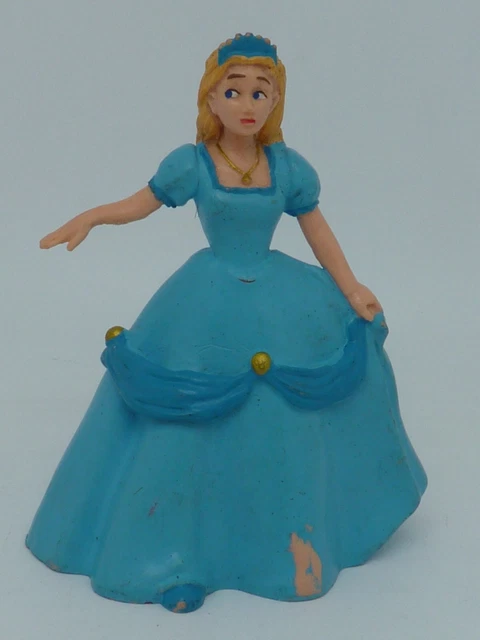 Figurine Vintage En PVC - Jeune Fille Princesse - Ancien Jouet De Collection