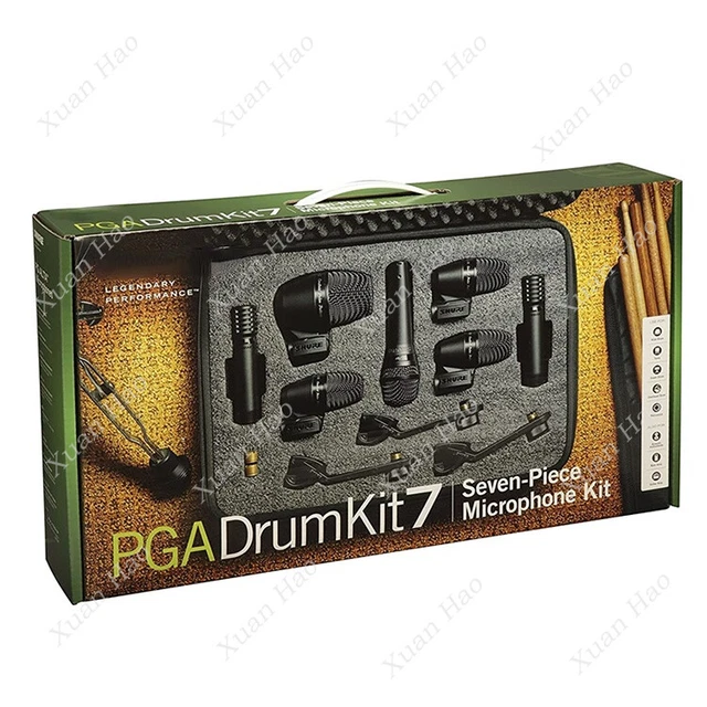 Professional Dynamic Snare/Mic Kit 7 Musical Instrument Mic Recording Drum