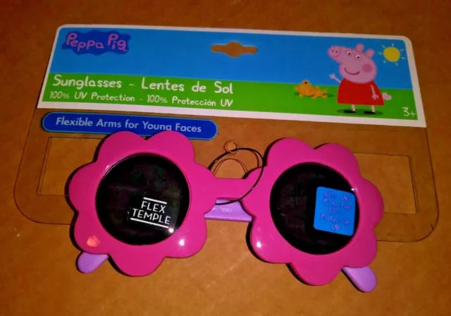 Peppa Pig Pink Sunglasses UV Protection Children’s/Toddlers 3+ NEW
