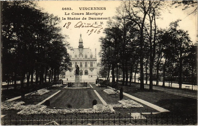 CPA AK Vincennes Le Cours Marigny et la Statue Daumesnil FRANCE (1283202)