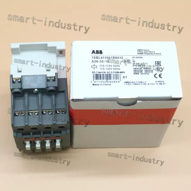 1 piece new abb Contactor A26-30-10 110VAC in box Free ship 2