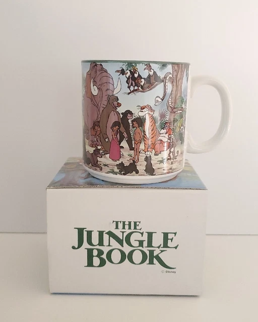 WALT DISNEY’S CLASSIC “Jungle Book” Coffee Mug 12 oz VERY HTF New In