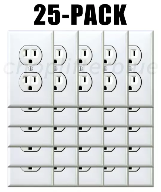 Electrical Outlet Stickers 25-Pack Prank Fake Joke Funny Custom Decal HQ Sticker