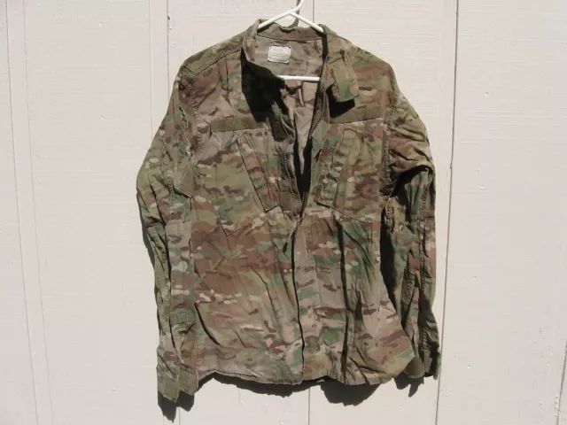 USGI US Military Army Combat Uniform Coat Shirt MultiCam OCP Medium Long 5-O