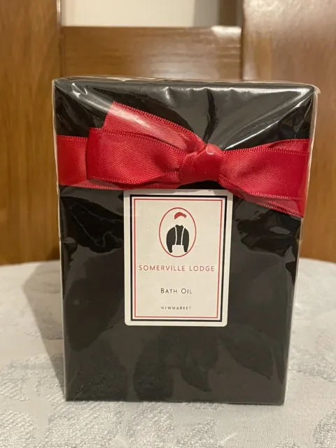 Somerville Lodge Branded Bath Oil. New  Sealed In Box.