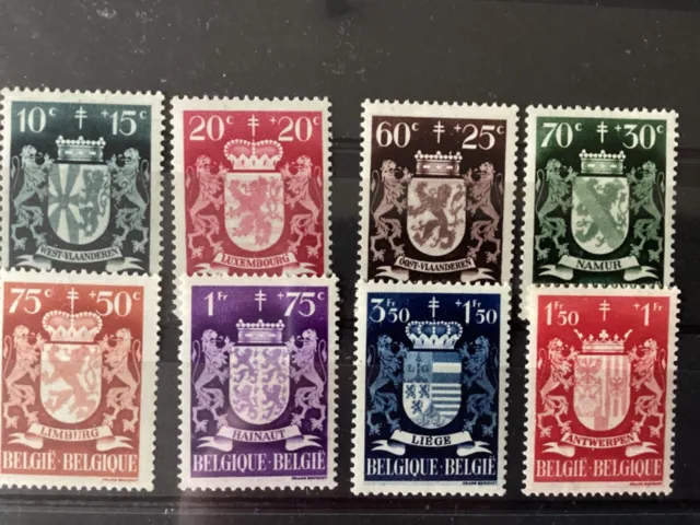 Briefmarken Belgien Mi 721-728 postfrisch