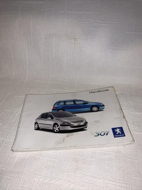 PEUGEOT 307 / SW Mk1 01-04 OWNERS HANDBOOK - MANUAL Covers Nav - READ