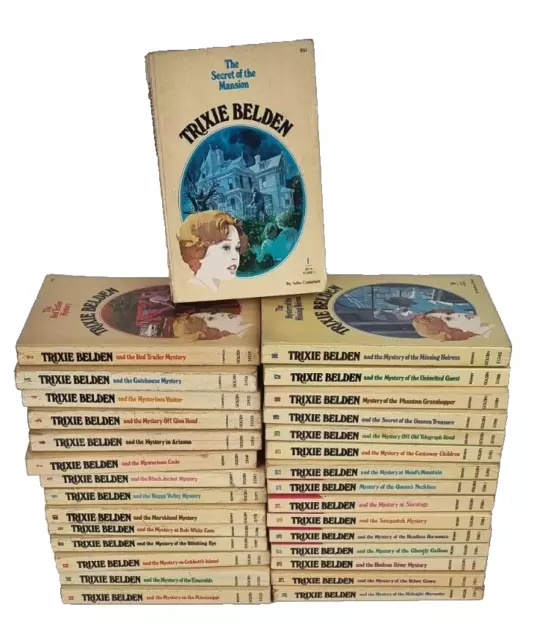 Trixie Belden Books x30 (paperback) Vintage 1970's #1-30