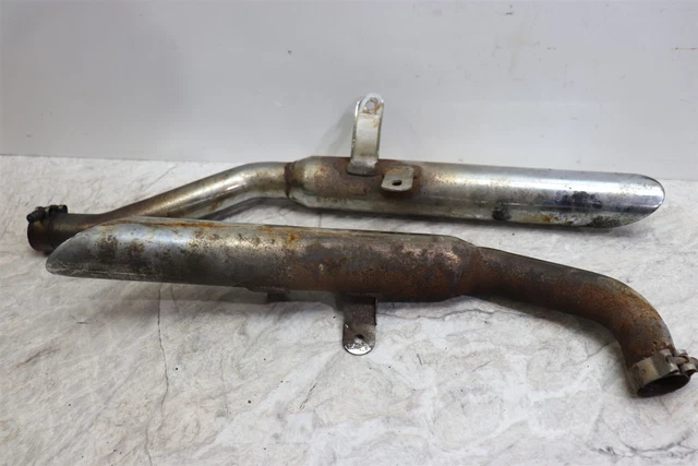 1994-1997 Yamaha Virago Xv750 Muffler Exhaust Pipes
