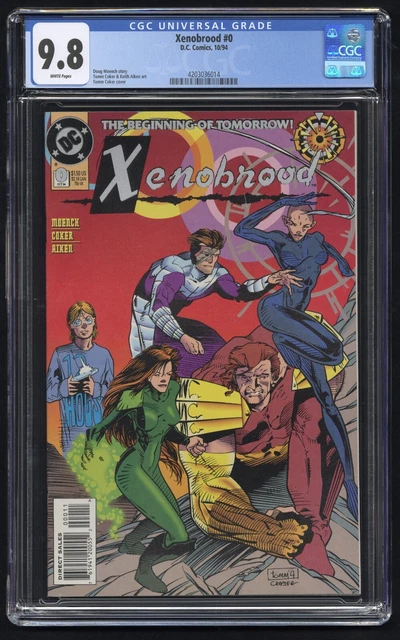 Xenobrood #0 CGC 9.8 (DC 10/94) Doug Moench story; 1st team app of Xenobrood