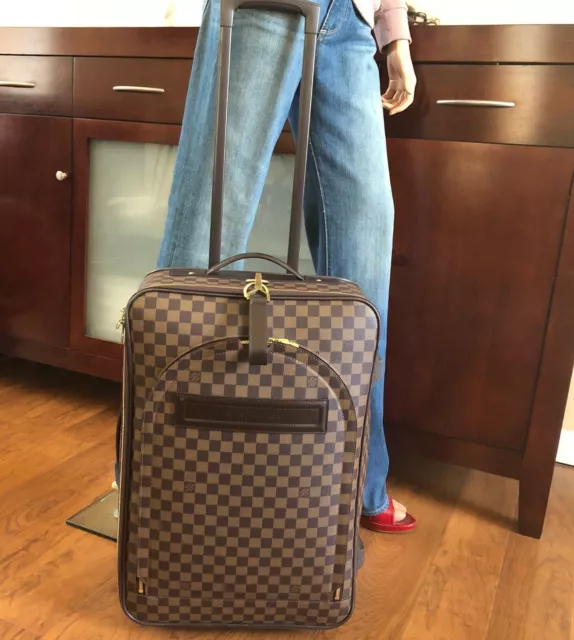 Louis Vuitton Pegase Damier 60 Rolling Travel Bag Luggage – Mills