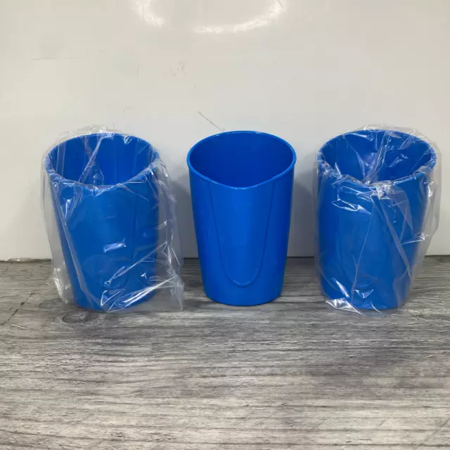 Pack of 3 Rexel Choices Pen Pot in Blue. Model Ref: 2115615