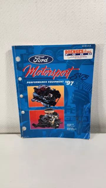 1997 Ford Motorsport SVO Performance Equipment Parts Catalog Vtg 302