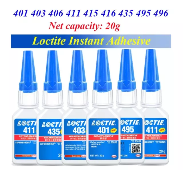 LOCTITE 401 20G Instant Adhesive, Surface Insensitive $4.99 - PicClick