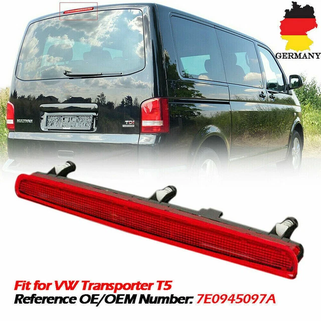 Kit 2 Fanali Posteriori A Led Nero Fume Per VW T5 Transporter Multivan