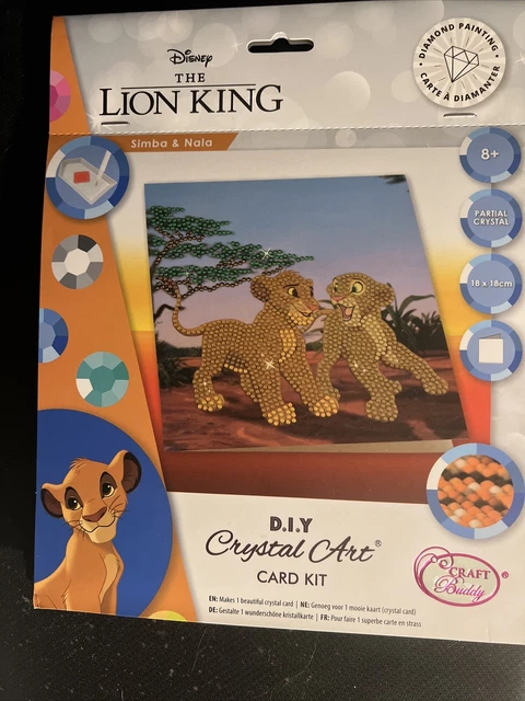 Disney Lion King D.I.Y. Crystal Art Card Kit