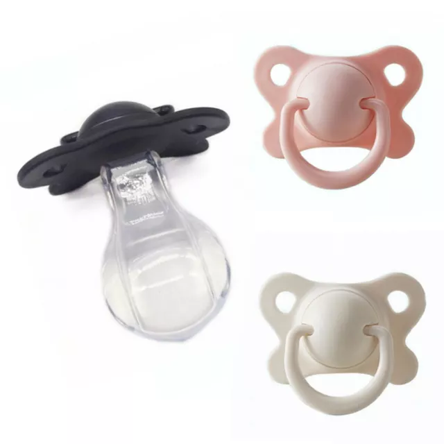 Coloured Baby Diaper Lover Adult Pacifier Soother Dummy Fetish Silicone Nipple