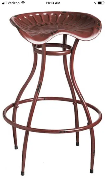 Red Tractor Seat Bar Stool by Cape Craftsmen ~ New in Box! 2