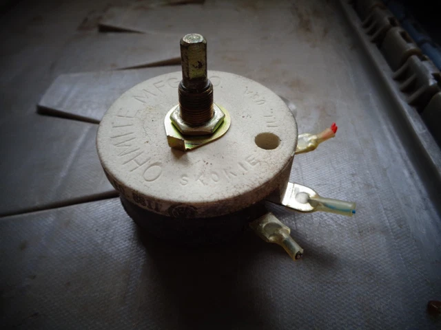 Ohmite RJS125 All Ceramic Rheostat Model J, 0.630A 125 ohms 50W