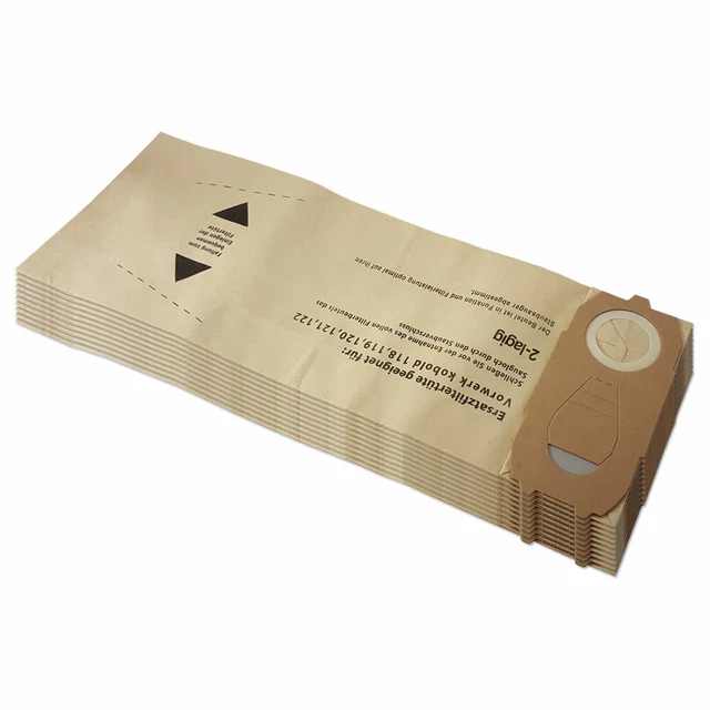 15 Sacchetti Folletto Compatibili Vk7s Vk7 Fp7s Fp7,3 Filtro Motore,per Kobold VK7 Filtro Sacchi Accessori - 6