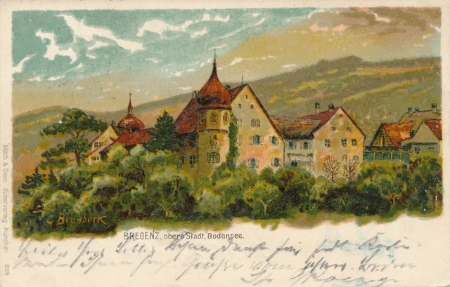 AK aus Bregenz obere Stadt ,Bodensee Vorarlberg (AA12) (12)