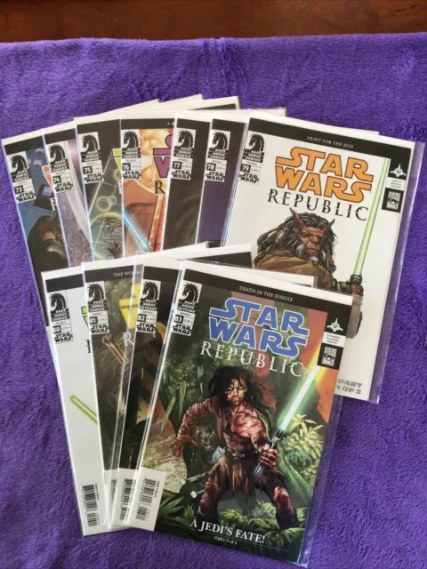 Star Wars Republic Run #73 -83 VF/NM New Condition Books. Dark Horse