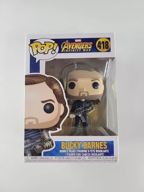 Funko POP! Marvel: Avengers Infinity War - Bucky Barnes with Weapon W/ Protector