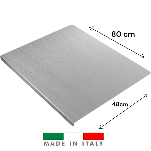 Tagliere Acciaio SPIANATOIA ACCIAIO INOX 18/10 Per Impastare Pizza Pane Dolci Stendere Sfoglia EUR 28,49 - IT Tagliere Acciaio Inox - Foto 7