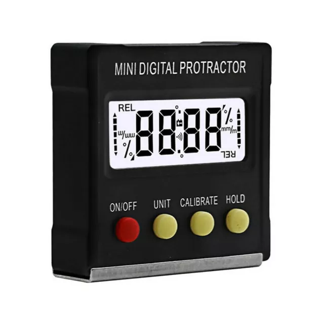 Mini Inclinometer Magnetic Portable Digital 360° Inclinometer Level Precision