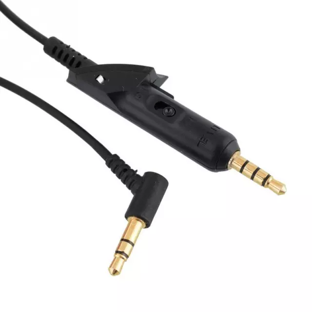 Cable Audio Alta Calidad Recambio Alargo Auriculares Bose Quiet Comfort QC15 3