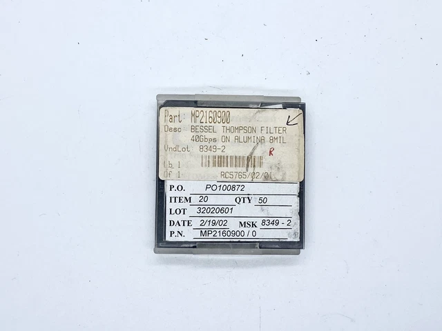 50pcs Bessel Thompson Filtro MP2160900