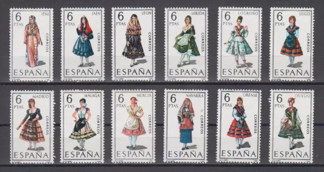 Spagna (1969) Spain Nuovo MNH Spanien - edifil 1898/09 Costumi Tradizionali