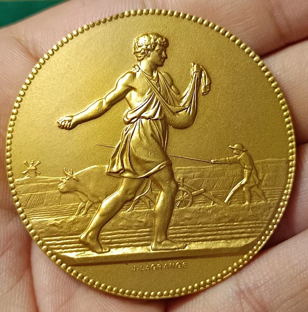 Médaille Pichard bronze argenté Comice (Agricole