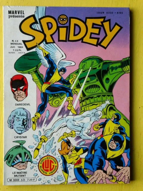 BD SPIDEY N°53 EO 1984 ed.LUG semic  TTBETAT NEUF SPID1GD32