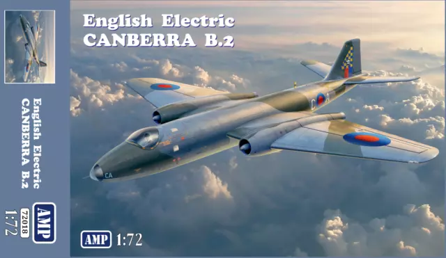 English Electric Canberra B2 (Plastic model kit) 1/72 AMP 72018