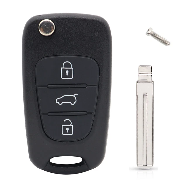 Chiave pieghevole auto ricambio alloggiamento custodia per Hyundai Elantra Kia I20 I30 IX35