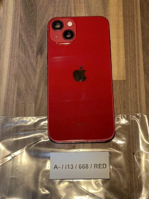iPhone 13 Back Housing Mid Frame RED OEM Original Apple Pull  / A-