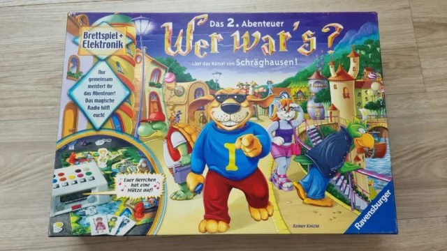 Brettspiel "Wer war's? Das 2. Abenteuer", Ravensburger, Elektronikspiel