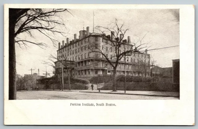 South  Boston  Massachusetts  Perkins Institute for The Blind  Postcard