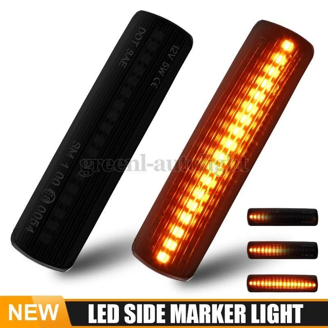 2PC LED Dynamic Side Marker Light Turn Signal For Range Rover Sport L320 LR3 LR4
