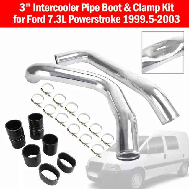 3" Intercooler Pipe Boot & Clamp Kit pour Ford 7.3L Powerstroke 1999.5-2003