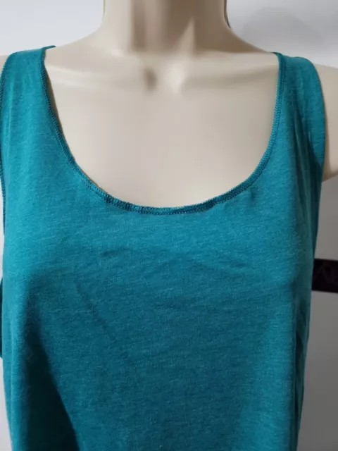 Womens New Bella + Canvas Triblend Collection Tank Top XL Heather Kelly green