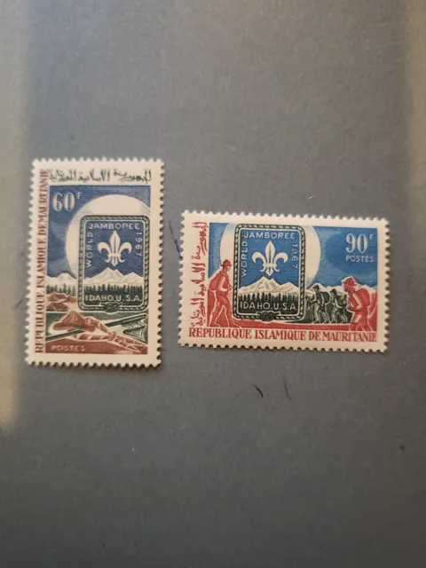 Stamps Mauritania Scott #230-1 nh