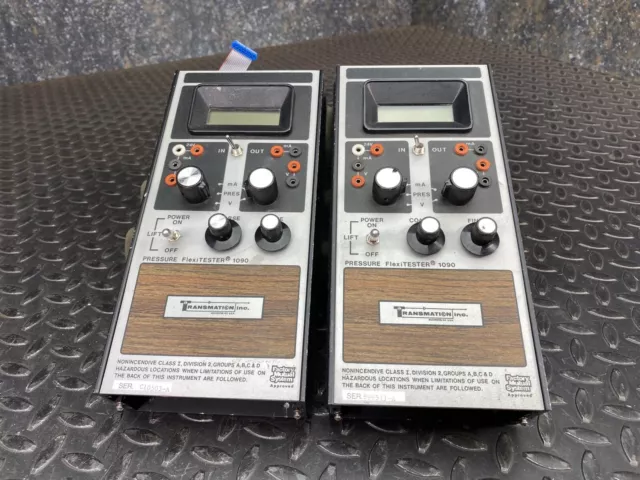 Transmation 1090 Pressure FlexiTESTER Calibrator - Lot of 2