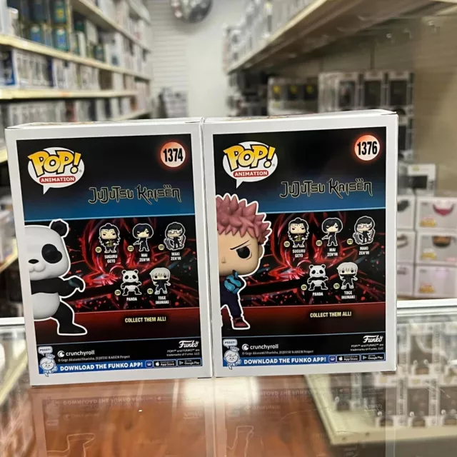 Funko Pop Jujutsu Kaisen Yuji Itadori Divergent Fist & Panda EE & AAA Exclusive 3