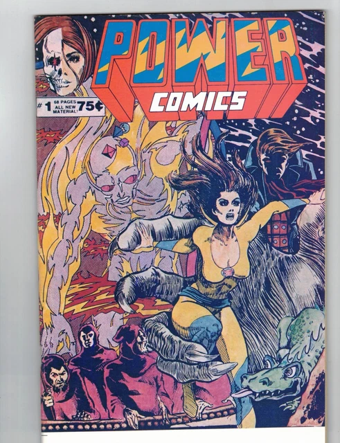 POWER COMICS #1 VF+ 1ST DAVE SIM AARDVARK PREDATES CEREBUS many Autographs