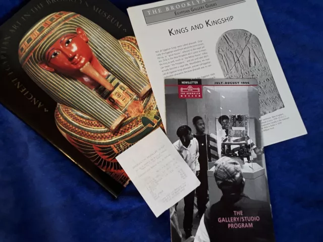 Egyptian Art in the Brooklyn Museum & Beilagen Konvolut aus Erbschaft