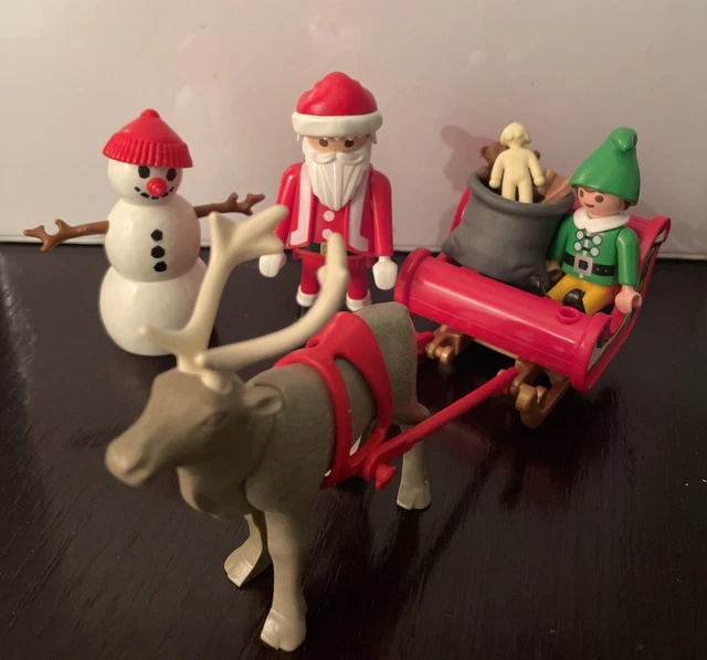 Santa Sleigh Playmobil Navidad Papa Noel Reno Trineo De Papa Noel