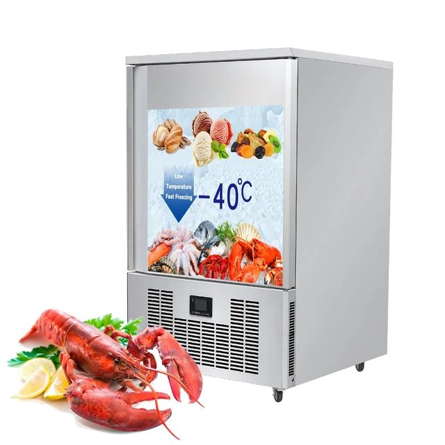USA Commercial 10 Trays Blast Chillers Chest Freezer for Restaurants, Hotels